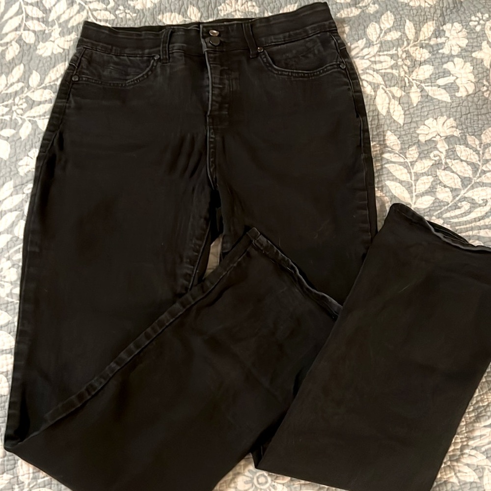 Seven 7 Jeans 10 Mid-rise Bootcut -excellent condition! Stretch black